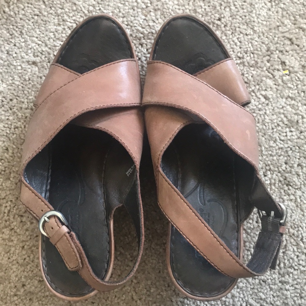 Born brown wedge - Picture 3 of 6